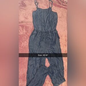 Kids Denim Jumpsuit